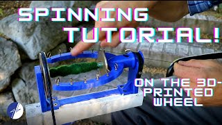 Spinning Wheel Tutorial for the Good and Basic Spinning Wheel Kit [upl. by Ericka]