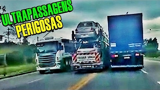 TOP 10 Ultrapassagens Perigosas  Imprudências nas Estradas do Brasil Mr Fern [upl. by Yevad87]