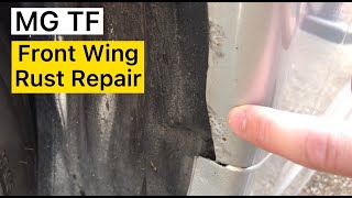 Front wing rust repair [upl. by Moser835]