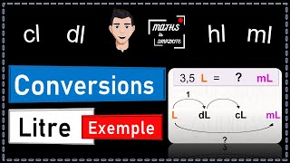 🔵 Conversion de volumes en litre ml cl dl l dal hl kl [upl. by Segroeg917]