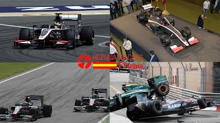 The Full Story of Hispania Racing Team  Part 1  2010 [upl. by Gnilhsa330]