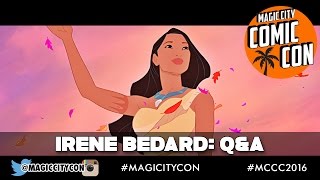 Irene Bedard Pocahontas QampA at Magic City Comic Con Jan 2016 [upl. by Aleacim]