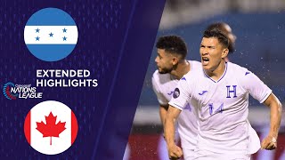 Honduras vs Canada Extended Highlights  CONCACAF Nations League  CBS Sports Golazo [upl. by Aenotna]