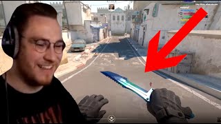 Ohnepixel Reacts To All Gamma Doppler Knife Skins In CS2 [upl. by Ecahc]