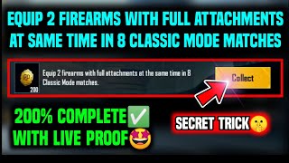 EQUIP 2 FIREARMS WITH FULL ATTACHMENTS AT THE SAME TIME IN 8 CLASSIC MODE MATCHES [upl. by Hezekiah]