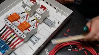 Il mio impianto fotovoltaico fai da te da 5kW quadro di stringa String Box [upl. by Vezza]