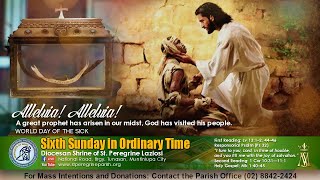 LIVE 6PM Anticipated Mass  Sixth Sunday in Ordinary Time  February 10 2024 [upl. by Connors]