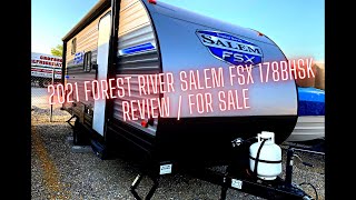 2021 Forest River FSX 178BHSK  Review  For Sale [upl. by Jenda483]