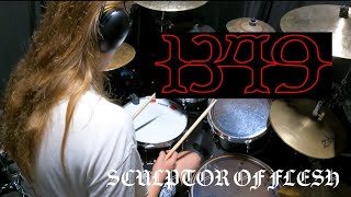 1349  SCULPTOR OF FLESH  DRUM INTRO BY LUCA B DRUMS [upl. by Esenwahs]