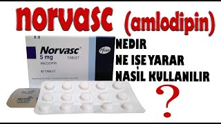 NORVASC Tablet Amlodipin Nedir Niçin Kullanılır Nasıl Kullanılır Yan Etkileri Nelerdir [upl. by Witha175]