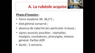 201 Rubéole  CAT devant suspicion chez une femme enceinte Pr Aissat [upl. by Gagliano]