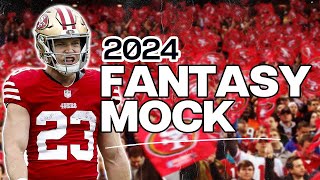 An Expert 2024 Fantasy Football Mock Draft [upl. by Ailemak]