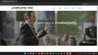 Employee Task Management System using PHP and MySQL V20  PHPGurukul [upl. by Lidah]