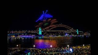 2024 VIVID Sydney Festival drone show [upl. by Stoat]