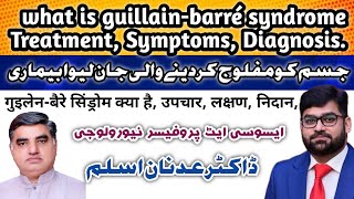 what is GBS guillainbarré syndrome video gb syndrome treatment Hindi urdu prof Dr Adnan Aslam [upl. by Goles855]