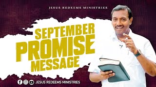 September Month Promise Message  2020  Bro Mohan C Lazarus [upl. by Mellisent]