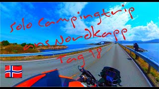 Ziel Nordkapp  Tag 18  Ålesund  Vinjeøra  Solo Motorradcampingtrip [upl. by Leah]