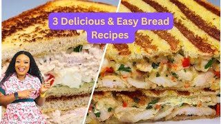 I HAVE NEVER EATEN SUCH DELICIOUS TOAST 3 SIMPLE AND DELICIOUS TOAST RECIPES [upl. by Nhaj]