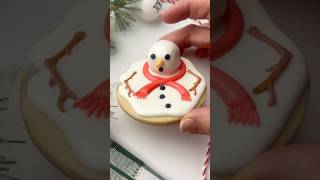 He’s melting 🫠 christmas cookiedecorating bakewithme christmasideas [upl. by Hillier117]