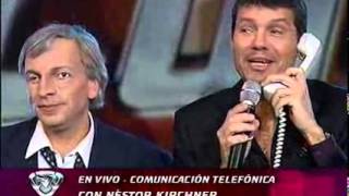 Showmatch 2009  Néstor habló por teléfono con Marcelo [upl. by Yhtuv]