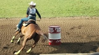 Pendleton Round Up Vlog  Barrel Race 2019 [upl. by Yhtomot672]