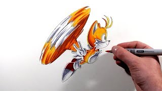 Drawing Tails Flying  Sonic Mania [upl. by Sonja235]