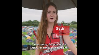 Beth a Tower Steward volunteering at Reading Festival with Hotbox Events festival readingfestival [upl. by Ainadi]