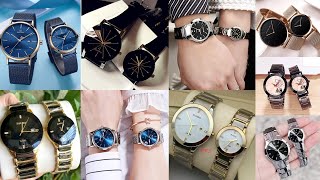 Trendy Couple wrist watches set Wrist watch Set for coupleCouple same wrist watch setCouple watch [upl. by Ceil]