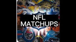 NFL MATCHUPS Week 7 [upl. by Naleag]