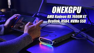 This New OCULINK eGPU Is Insane USB4NVMe ONEXGPU HandsOn First Look [upl. by Jeremias]