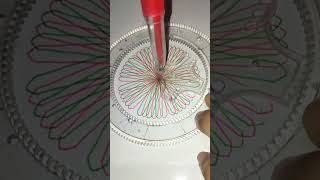 Spirograph Design ASMR Relaxing School Life Inspiration SpirographASMR C 25 art spiroart [upl. by Adranoel814]