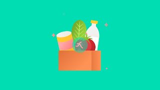 Grocery Lottie JSON animation [upl. by Ayatal520]