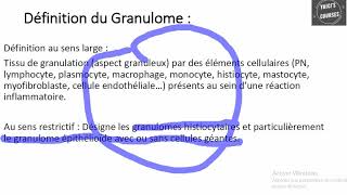 Les inflammations granulomateuses [upl. by Aicilanna]