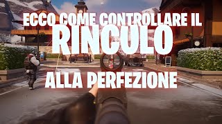 FORTNITE COME GESTIRE il RINCULO alla PERFEZIONE  FORTNITE CAPITOLO 5 SEASON 1 [upl. by Oirrad]