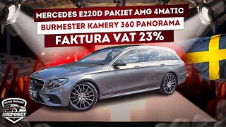 MERCEDES EKLASA W213 ✅️ PAKIET AMG ✅️ 4MATIC ✅️ BURMESTER ✅️ PANORAMA ✅️ FV23 [upl. by Levinson]