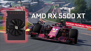 AMD RX 5500 XT 4GB  F1 2018 2018 [upl. by Guria]