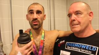 MASHER  SEAN DODD REACTS HONESTLY TO SPLIT DECISION WIN OVER FRANCESCO PATERA IN CLOSE CONTEST [upl. by Ettennor]