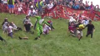 Cheese Rolling at Coopers Hill Gloucestershire  2016 [upl. by Astor]