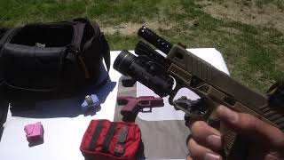 Standard Glock vs Gucci Glock Models Shadow Systems amp Zev OZ9 [upl. by Nylirahs]