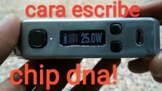 tutorial  cara escribe chip dna 75 dna 133 dna 166 dna 200 dna 250 therion finder hcigar dll [upl. by Nodlew]