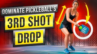 Pickleball 3rd Shot Drop How To Hit It Perfectly [upl. by Amrak]