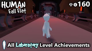 All Laboratory Level AchievementsTrophies in Human Fall Flat Walkthrough [upl. by Brice]