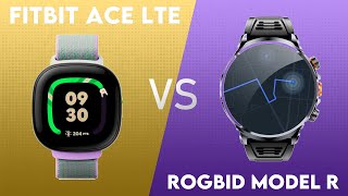 Fitbit Ace LTE vs Rogbid Model R Comparison [upl. by Michele]