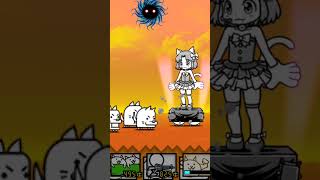 Me playing battle cats chapter 2empire of cats [upl. by Enialedam]