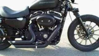 Iron 883 harley davidson blacked out w vance and hines [upl. by Matthaeus]