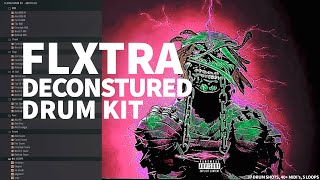 FREE DRUM KIT OsamaSon  Flxtra Deconstructed Kit 300 SOUNDS [upl. by Leler]