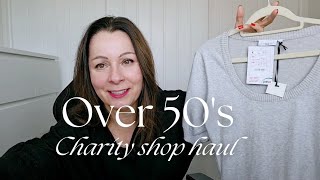 charity shop haul amp try on September 2024 [upl. by Zitella]