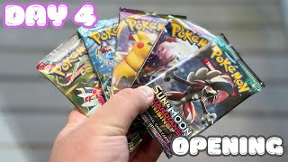 Opening 5 Pokemon Card Packs a Day Day 4 [upl. by Ayifas]