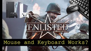 Enlisted  Xbox Series X  mouse and Keyboard test [upl. by Syhr504]