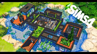 The Underwater House  Base game  Stop motion  No CC  The sims 4 [upl. by Arac]